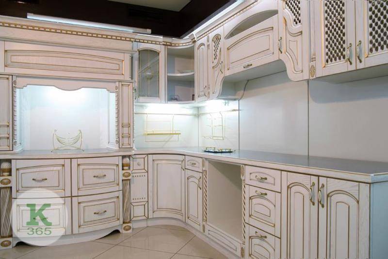 Кухня белая с золотом Кастелано артикул: 171113